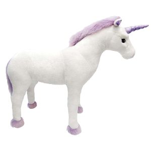 40-Inch Ride-On Jumbo Plush Unicorn