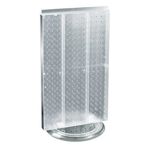 Revolving Pegboard Counter Display - Clear