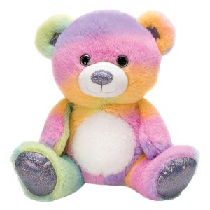 Rainbow Sherbet Stuffed Bear