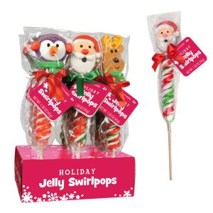 Jolly Holiday Jelly Swirl Pops