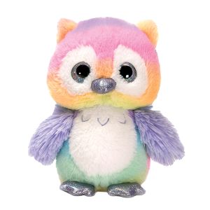 Rainbow Sherbet Stuffed Owl