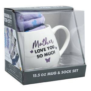 Bone China Mug and Socks Set - Mother Love You so Much