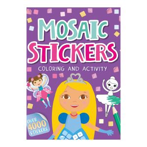 Mosaic Stickers Coloring and Activity Book