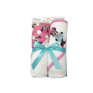 2-Pack Disney Baby Cotton Hooded Towel - Minnie Mouse