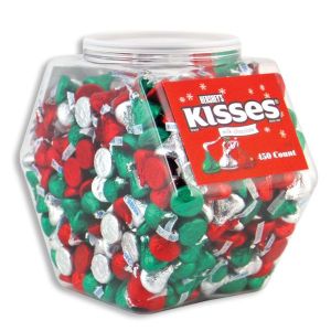 Christmas Hershey's Kisses Changemaker Tub