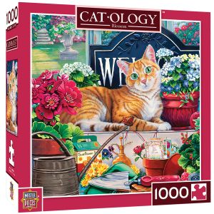 1000-Piece Jigsaw Puzzle - Cat-Ology Blossom