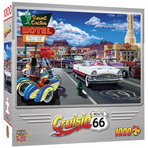1000-Piece Jigsaw Puzzle - Cruisin' Route 66