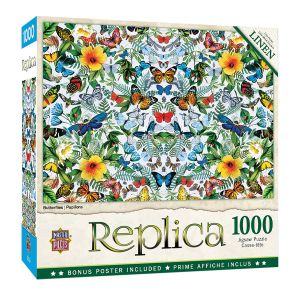 1000-Piece Jigsaw Puzzle - Replica - Butterflies