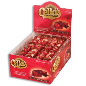 Cella's Milk Chocolate Covered Cherries - 72ct Display Box
