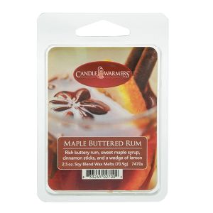 Candle Warmers Scented Soy Wax Melts - Maple Buttered Rum