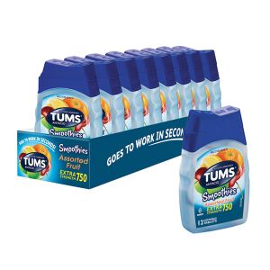 Tums Flip Top Chewable Smoothies - Assorted Fruit