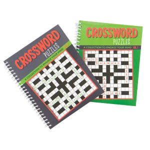 Spiral Crossword Puzzle Book
