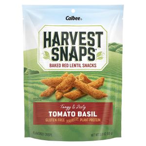 Baked Red Lentil Snacks - Tomato Basil