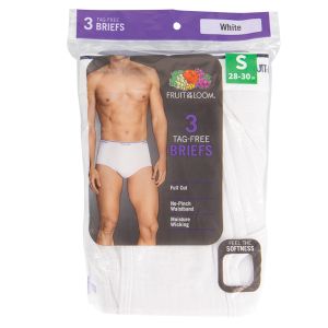 3-Pack Men's Briefs - Small