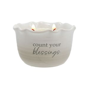 Soy Wax Double Wick Reveal Candle with Hidden Message - Beyond Blessed
