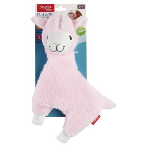 Playtex Baby Plush Pink Llama with Rattle & Crinkle Sounds