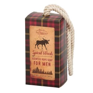 Scented Rope Soap - Moose - Spiced Woods