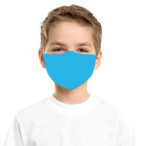 Kids' Reusable Masks - Turquoise Blue