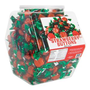 Filled Strawberry Buttons - Changemaker Display Tub