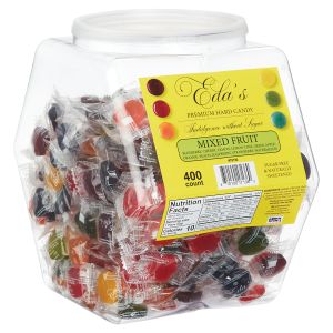 Eda's Sugar Free Mixed Fruit Hard Candy - Changemaker Display Tub