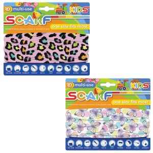 Girls' Multi-Use Scarf - Assorted Prints