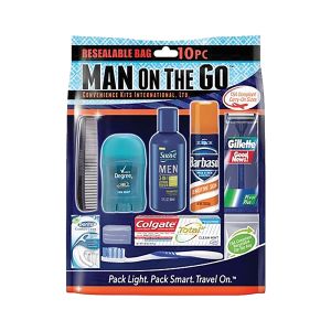 Man On The Go - 10-Piece Travel Kit