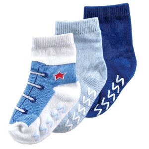 Baby Shoe Socks - Blue