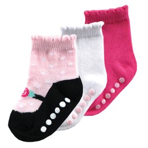 Baby Shoe Socks - Pink