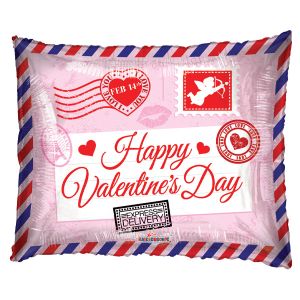 Happy Valentine's Day Love Letter Foil Balloon