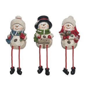 Merry Snowman Shelf Sitters