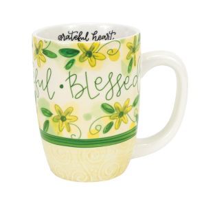 Inspirations Ceramic Mug - Thankful Grateful Blessed
