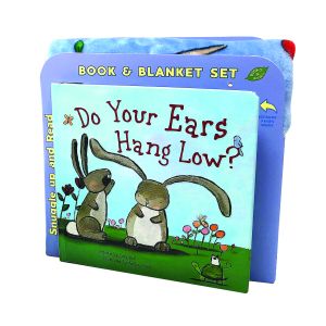 Baby Blanket and Book Gift Set - Do Your Ears Hang Low