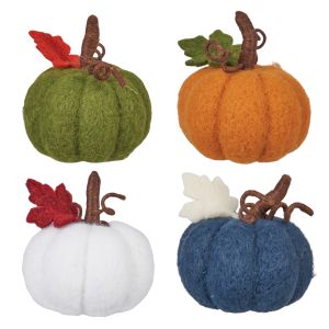 Decorative Wool Felt Pumpkins