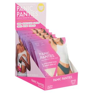 Panic Panties No-Show Bikini Cut - Latte Women's Size S-M