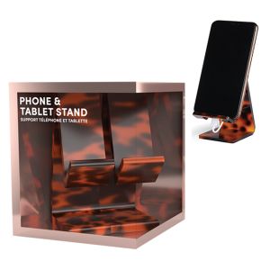Acrylic Phone & Tablet Stand - Tortoise Shell