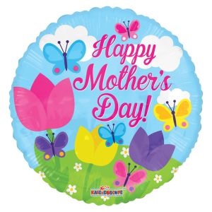 Happy Mother's Day Foil Balloon - Spring Flowers