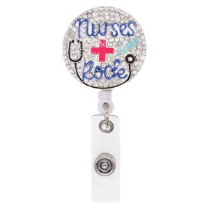 Sparkle and Shine Badge Reel - Nurses Rock