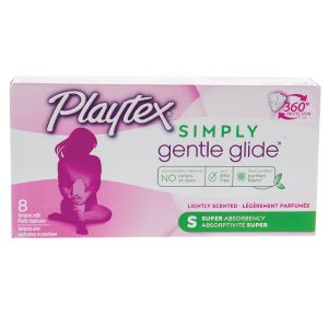 Playtex Gentle Glide Deodorant Tampons - Super