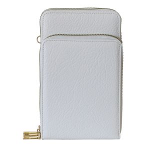 3-Zip Shoulder Bag - Ivory