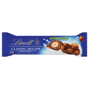 Lindt Classic Recipe Milk Chocolate with Hazelnuts Bars - 18ct Display Box