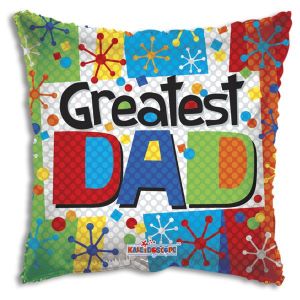 Greatest Dad Foil Balloon - Bagged