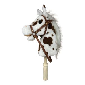 Plush Stick Horse with Sound - Pinto