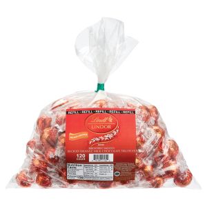 Lindt Lindor Blood Orange Milk Chocolate Truffles - Refill Bag for Changemaker Tubs