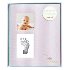 Baby Memory Book with Ink Pad - Pink