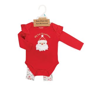 4-Piece My First Christmas Baby Set