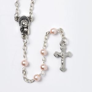 Rosary - Pink Pearl