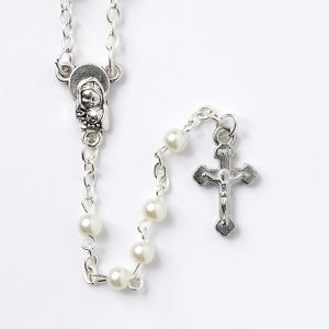 Rosary - White Pearl