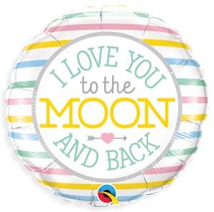 Love You to the Moon and Back Foil Balloon