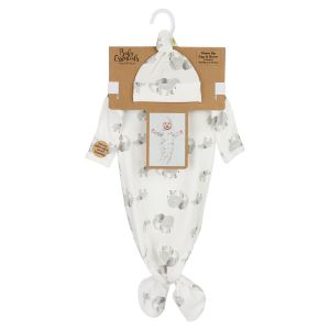 Photo Op Baby Cap and Gown Set - Elephant