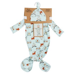 Photo Op Baby Cap and Gown Set - Forest Animals